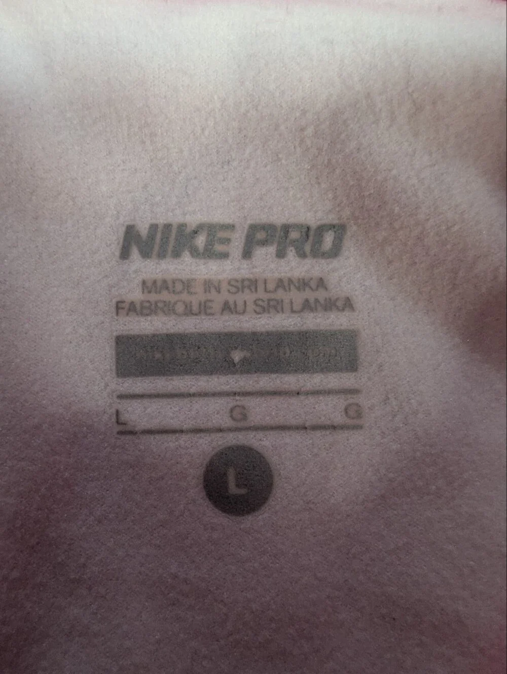 Nike Pro Dri Fit Womens Half Zip Athletic Jacket Pink Size Large